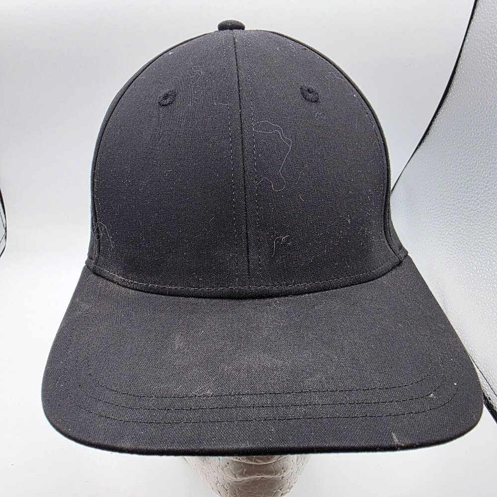 Lululemon Black Adjustable Snapback Hat Unisex OS Classic Fit Casual Sportswear